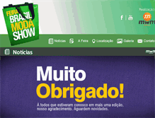 Tablet Screenshot of expobrasilsul.com.br